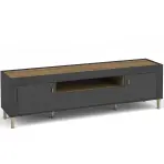 TV Stolík Mossa M08 2D1S dub whisky/čierna mat