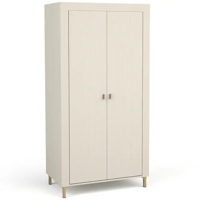 Skriňa Mossa M01 2D 96,9 cm dub whisky/kašmír, dvojdverová