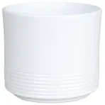Obal na kvetináč okrúhly  Rille 992 12 cm biela