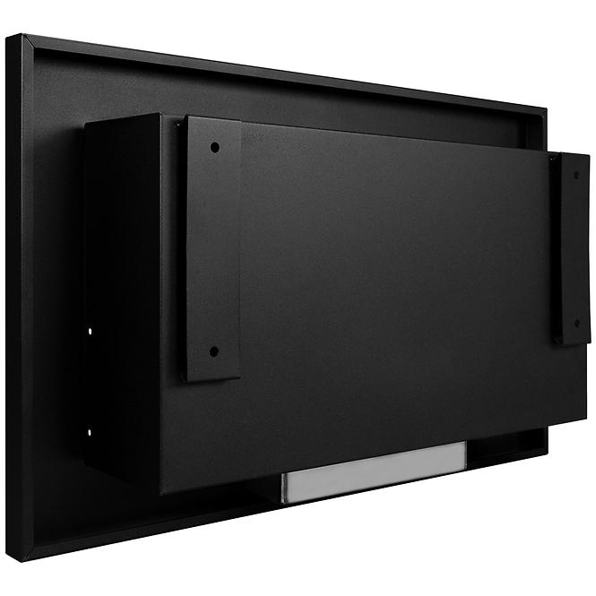 Biokrb 650x400 Slim čierna mat so sklom