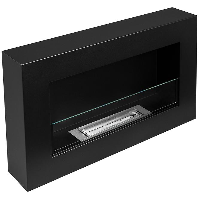 Biokrb 650x400 Box čierna mat zo sklom