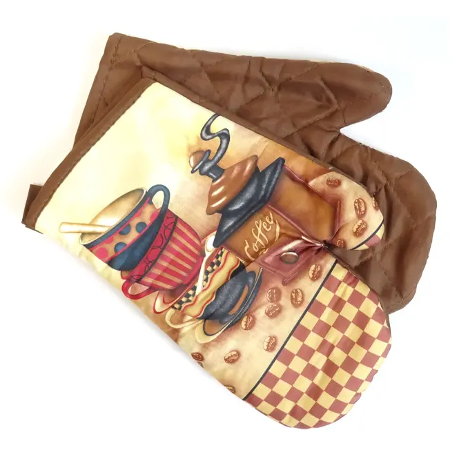 Kuchynské rukavice coffe sada 2 ks, magnet/0648 68052