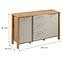 Komoda Indygo K2D3S dub wotan-beige,2