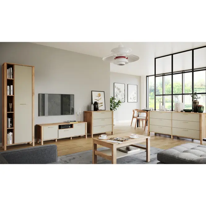 Komoda Indygo K2D3S dub wotan-beige,4