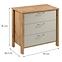 Komoda Indygo K3S dub wotan-beige,2
