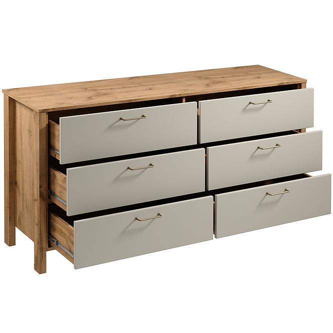 Komoda Indygo K6S dub wotan-beige,3
