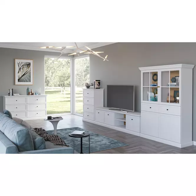 Komoda Lucca K3D3S biela opal