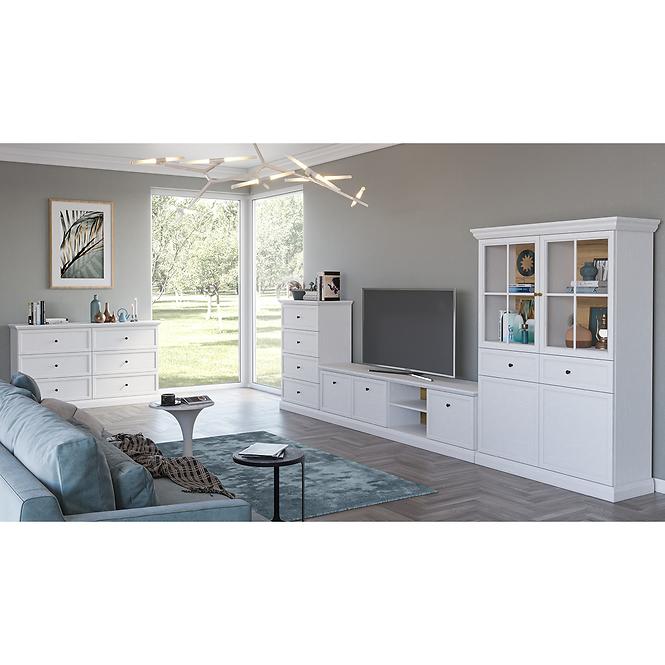 Komoda Lucca K3D3S biela opal