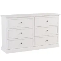 Komoda Lucca K6S biela opálová