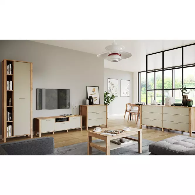 Regál Indygo R1K dub wotan-beige