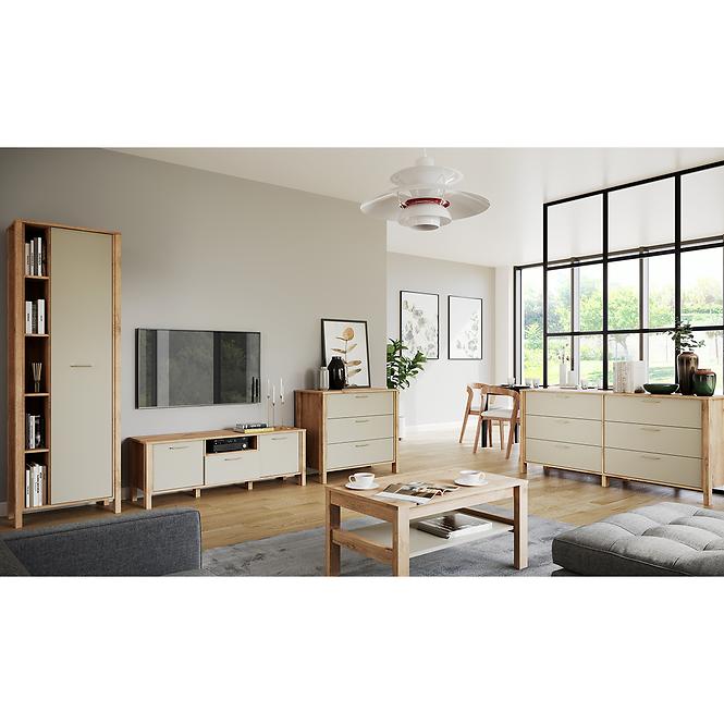 Regál Indygo R1D dub wotan-beige