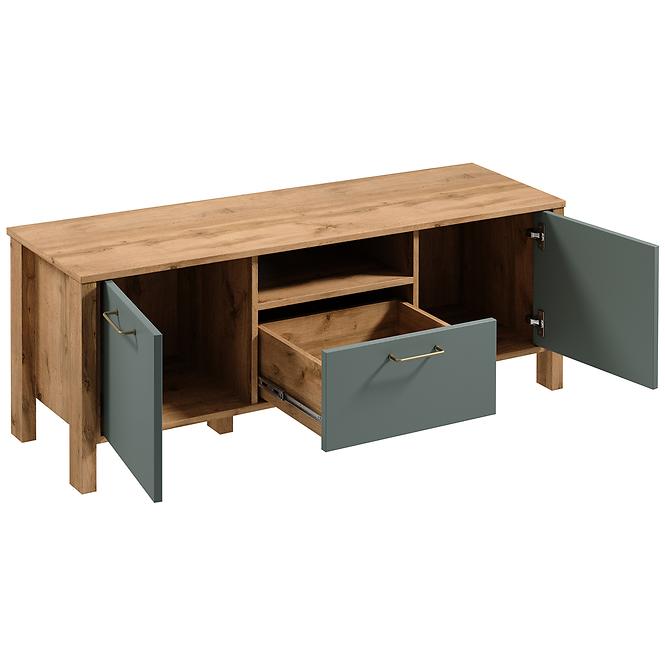 TV Stolík Indygo 1S dub wotan-green,3