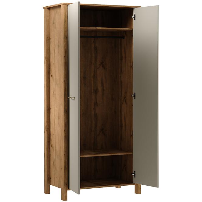 Skriňa Indygo S2D dub wotan-beige