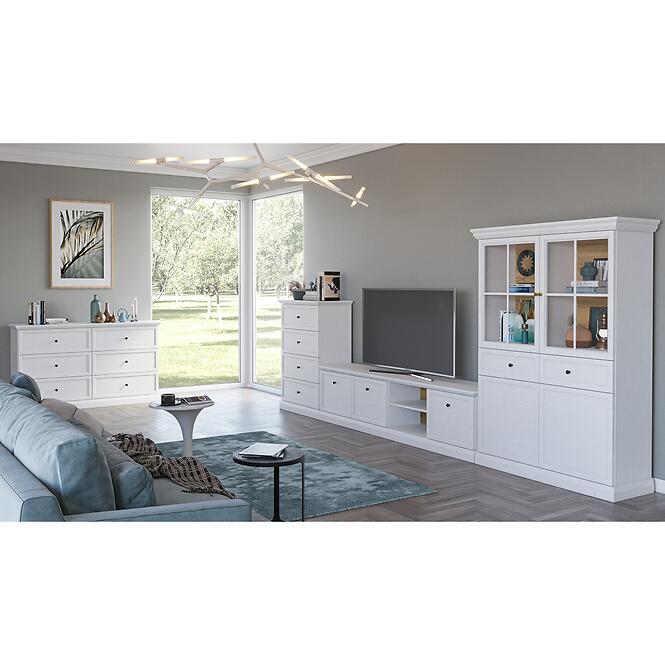 Skriňa Lucca S2DL biela opálová