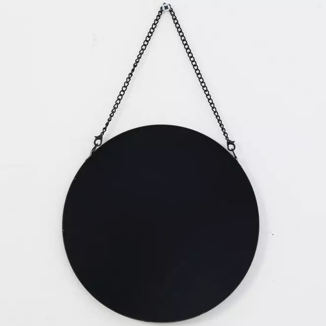 Okrúhle zrkadlo FI20cm čierne