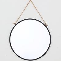 Okrúhle zrkadlo FI29cm čierne