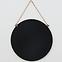 Okrúhle zrkadlo FI29cm čierne,2