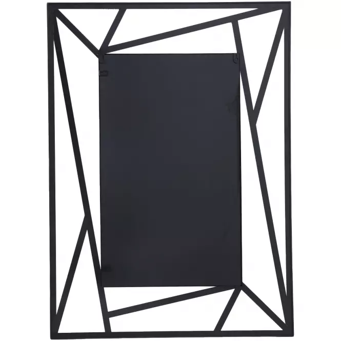 Dekoratívne zrkadlo 69cm x 95cm čierne