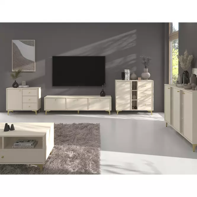 Komoda Tokyo 1  3D pieskovo béžová 823