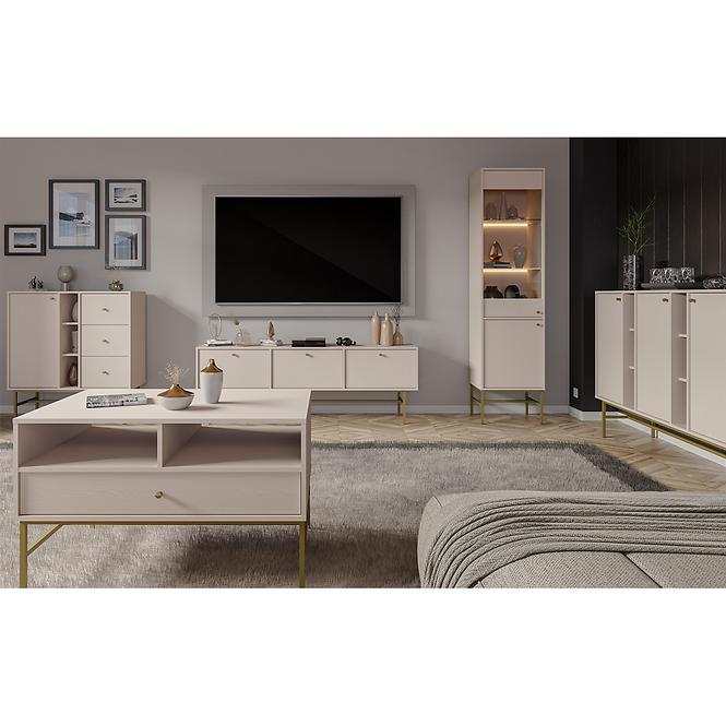 Komoda Tokyo 3  3D pieskovo béžová 823