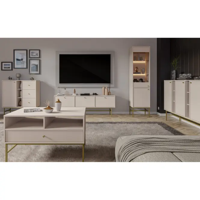 Komoda Tokyo 3  3D pieskovo béžová 823,18