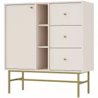 Komoda Tokyo 3  1F 3S pieskovo béžová 824