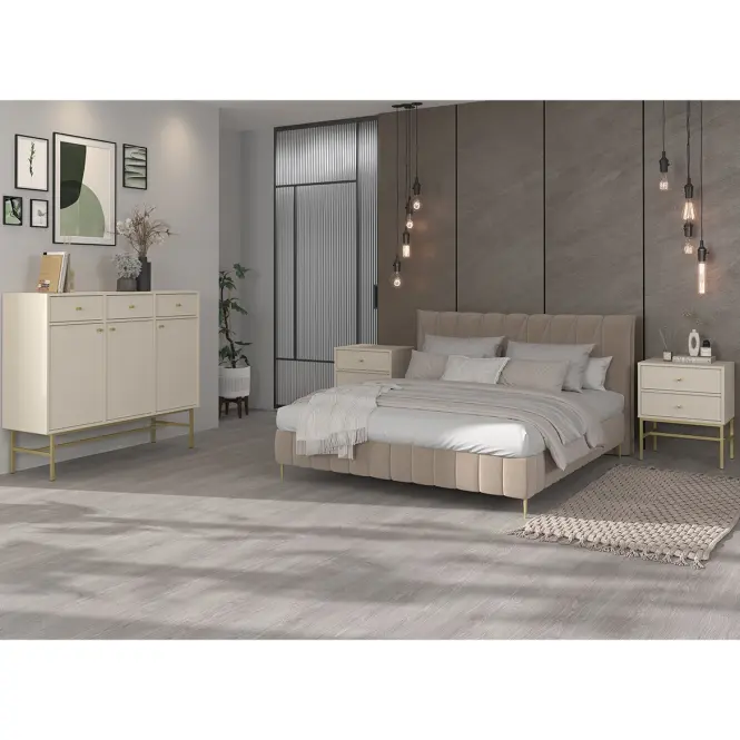 Komoda Tokyo 3  3F 3S pieskovo béžová 827,26