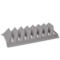 Stojan na taniere sivá Poliprop