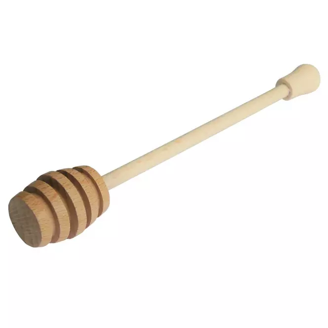 Drevená naberačka na med