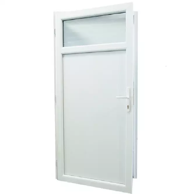 Dvere vchodové Easy Eco D17 90L biele,2