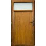 Dvere vchodové Easy Economy D17 90L zlatý dub