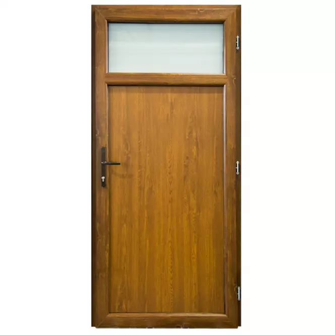 Dvere vchodové Easy Eco D17 90P zlatý dub
