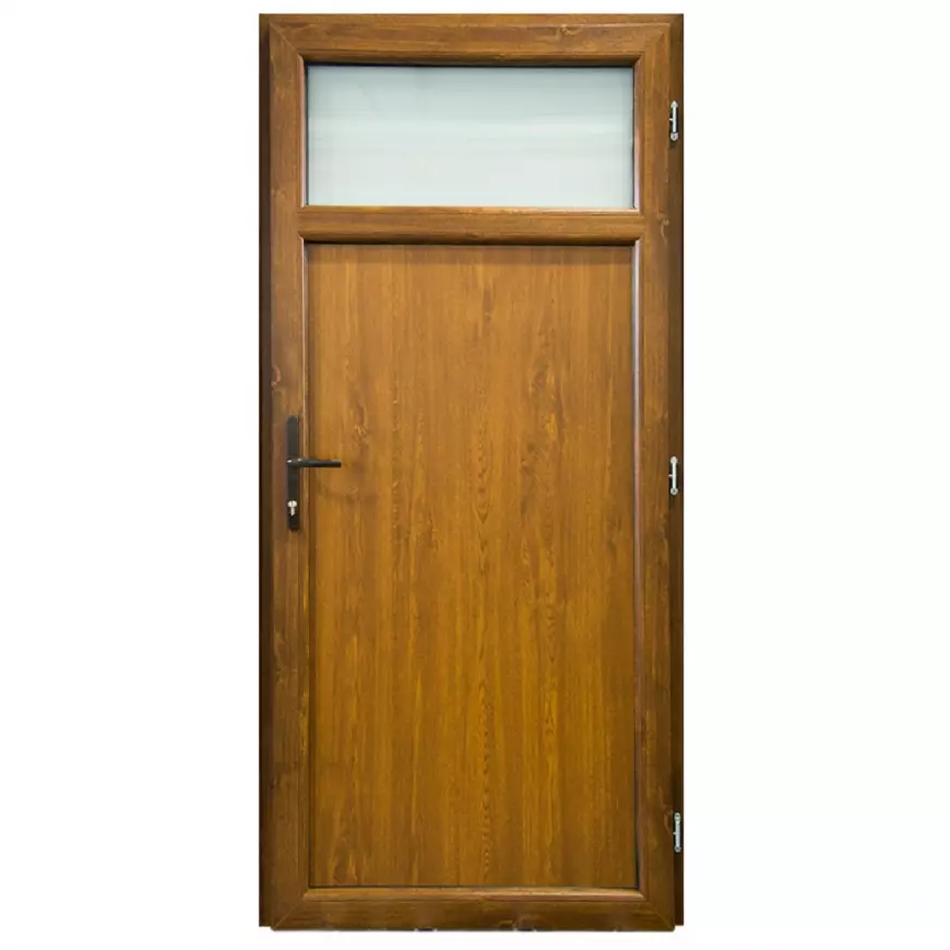 Dvere vchodové Easy Eco D17 90P zlatý dub