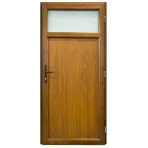 Dvere vchodové Easy Economy D17 90P zlatý dub