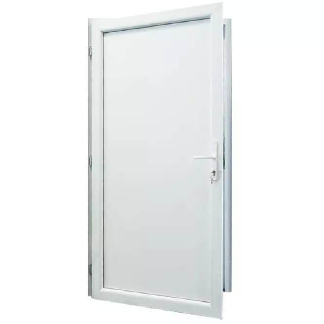 Dvere vchodové Larino Eco D18 90L biele,2
