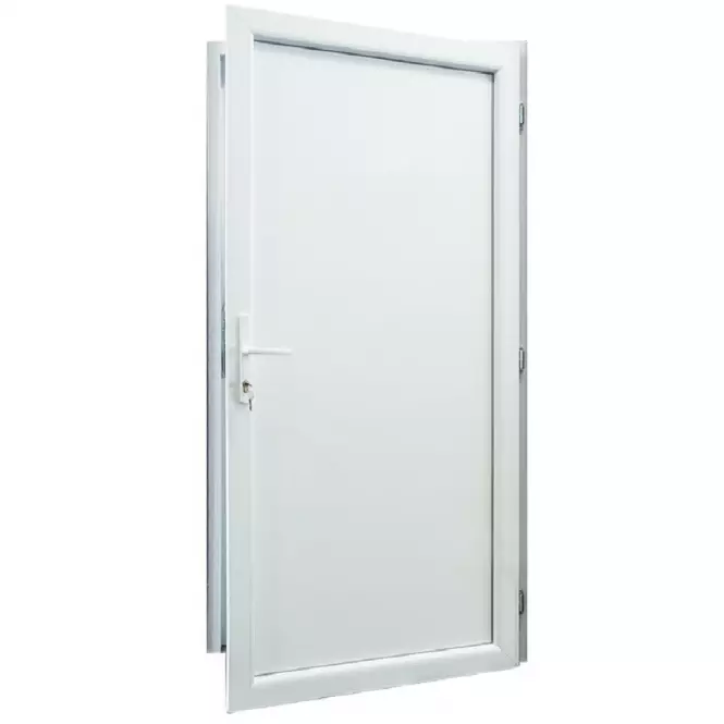 Dvere vchodové Larino Eco D18 90P biele,2