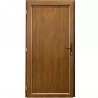 Dvere vchodové Larino Eco D18 90L zlatý dub