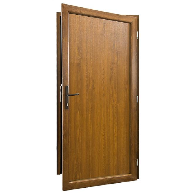 Dvere vchodové Larino Eco D18 90P zlatý dub