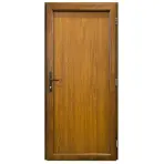 Dvere vchodové Larino Economy D18 90P zlatý dub