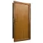 Dvere vchodové Larino Economy D18 90P zlatý dub,2