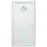 Dvere vchodové Madeleine Economy D19 90L biele