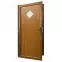 Dvere vchodové Madeleine Eco D19 90L 98x198x6 zlatý dub,2