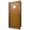 Dvere vchodové Madeleine Eco D19 90L 98x198x6 zlatý dub,2