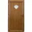 Dvere vchodové Madeleine Economy D19 90L 98x198x6 zlatý dub