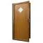 Dvere vchodové Madeleine Economy D19 90L 98x198x6 zlatý dub,2