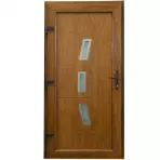 Dvere vchodové Candy D26 90L zlatý dub