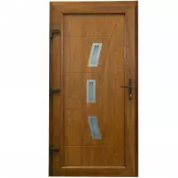 Dvere vchodové Candy D26 90L zlatý dub