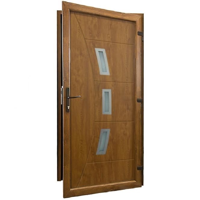 Dvere vchodové Candy D26 90P zlatý dub