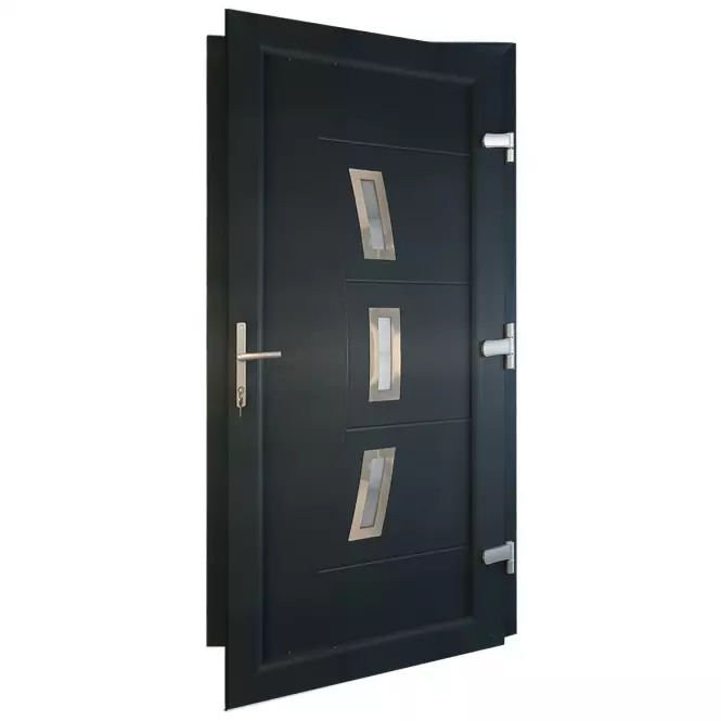 Dvere vchodové Candy D26 90P antracit,2