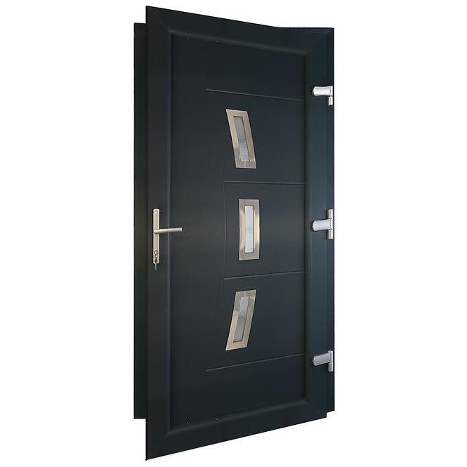 Dvere vchodové Candy D26 90P antracit,2